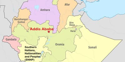 Addisz-abeba Etiópia térkép világ